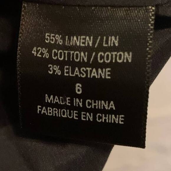 Tahari Linen/Cotton Blazer - Picture 3 of 9